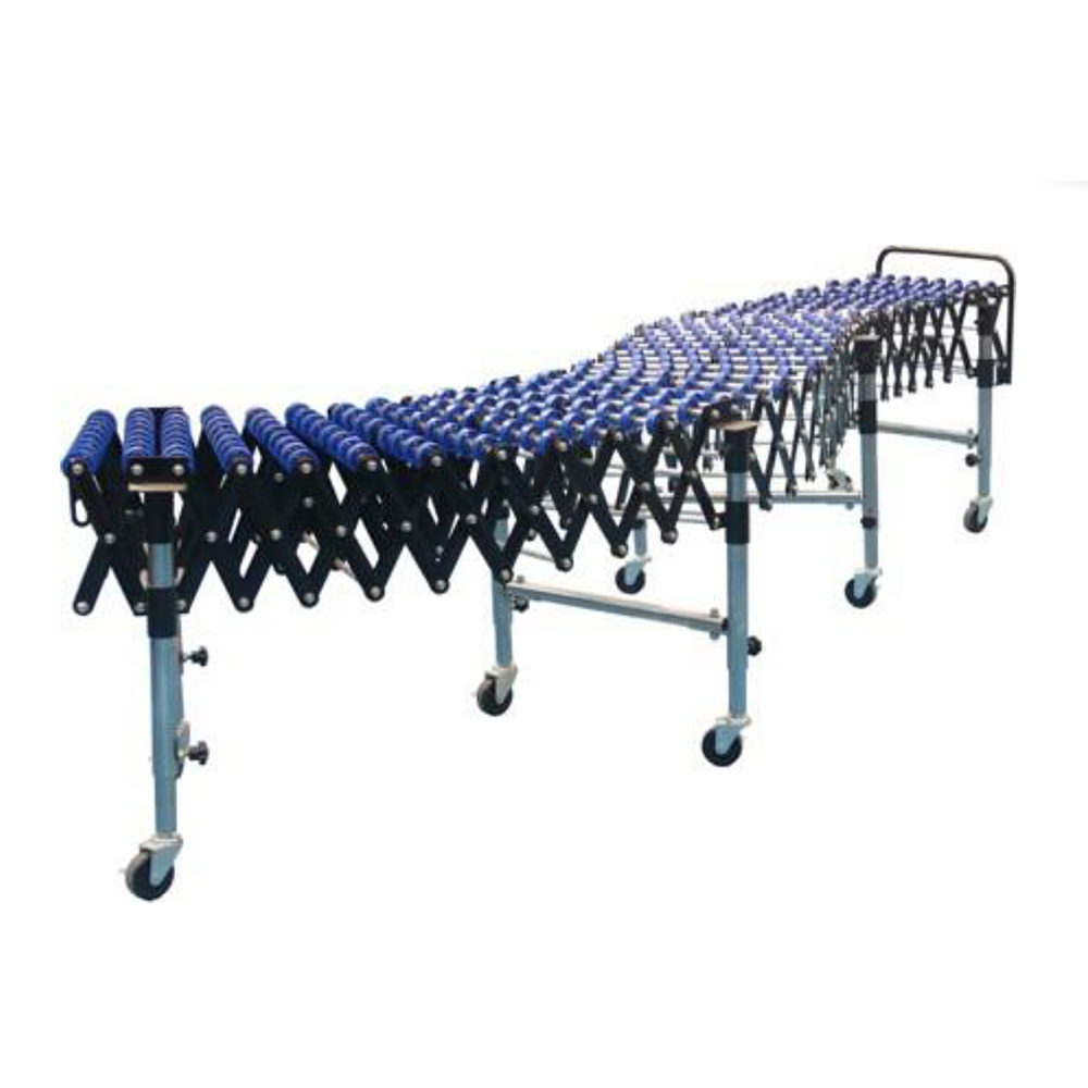 Transportador extensible de roldanas